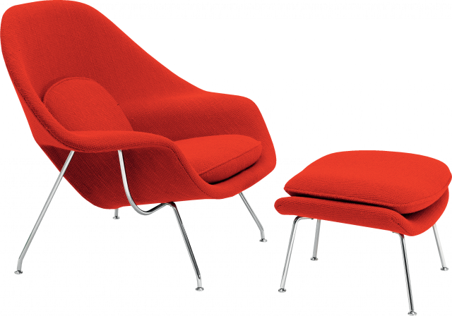 Saarinen Womb Chair and Ottoman