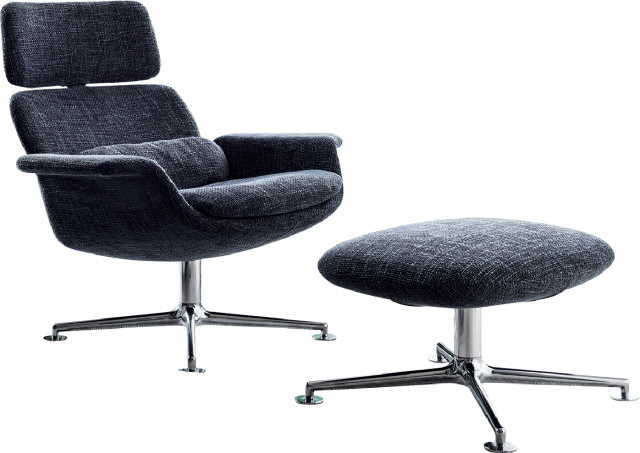 KN02 Reclining Chair & KN03 Footrest