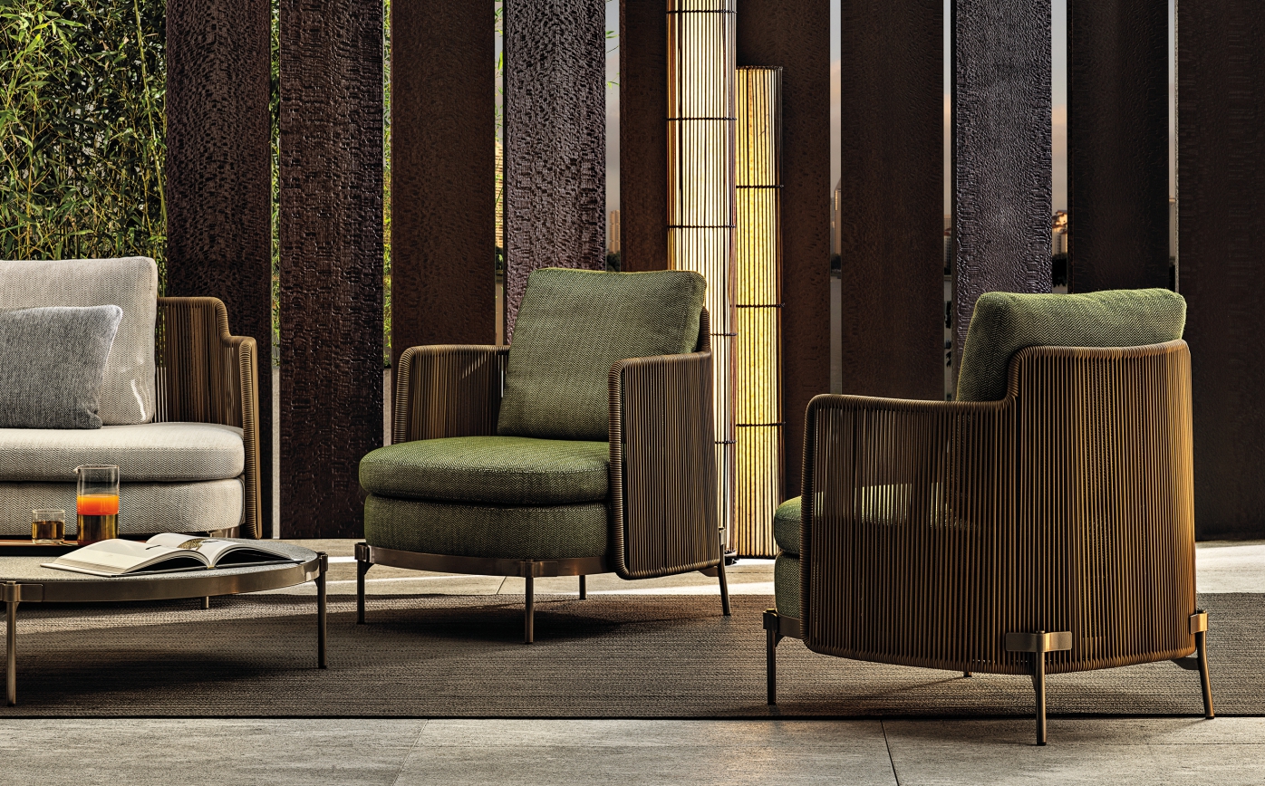 Tape ‘Cord’ Outdoor Armchair