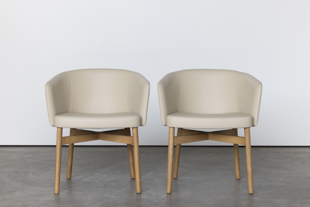 Krusin Barrel armchairs